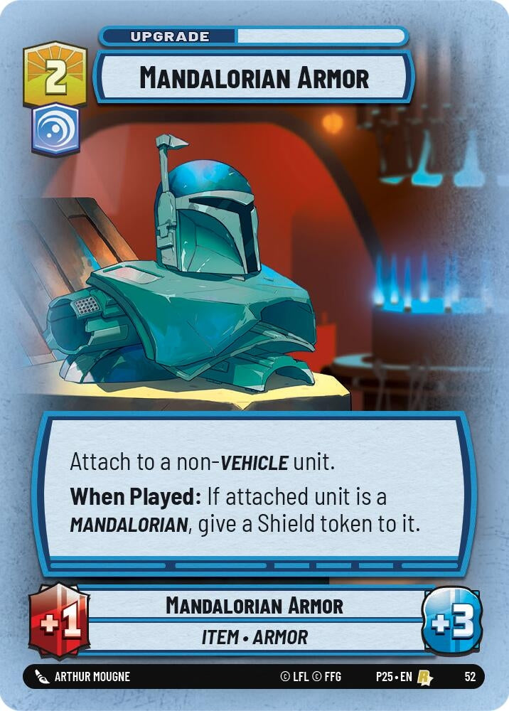 Image for Mandalorian Armor (52) (Organized Play Promos) - Star Wars: Unlimited