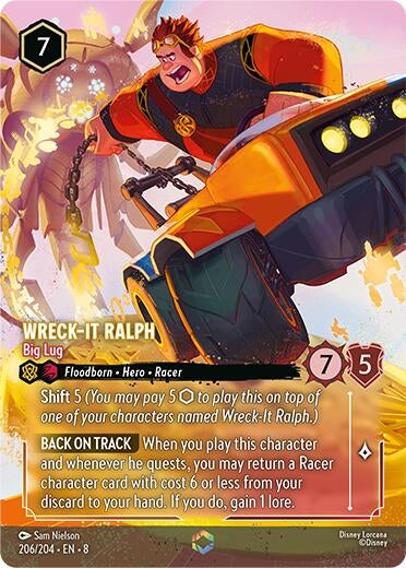 Image for Wreck-It Ralph - Big Lug (Enchanted) (206/204) [Reign of Jafar] - Disney Lorcana