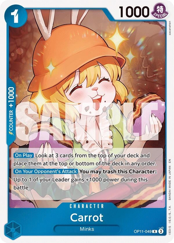 Image for Carrot (OP11-049) (A Fist of Divine Speed) - One Piece Card Game