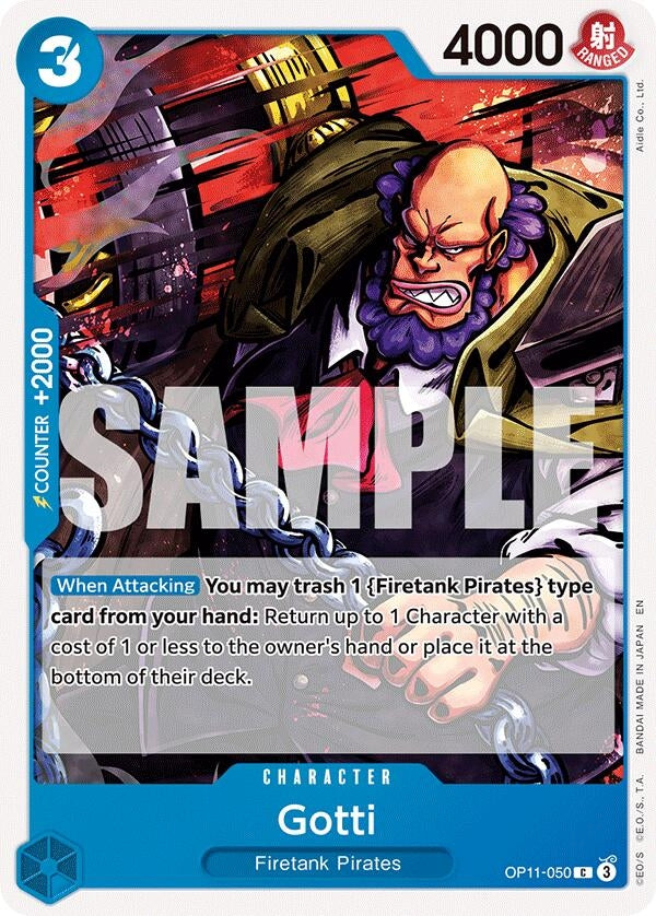 Gotti (OP11-050) (A Fist of Divine Speed)