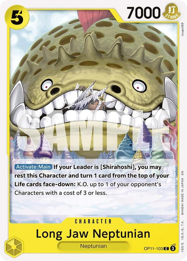 Long-Jaw Neptunian (OP11-103) (A Fist of Divine Speed)