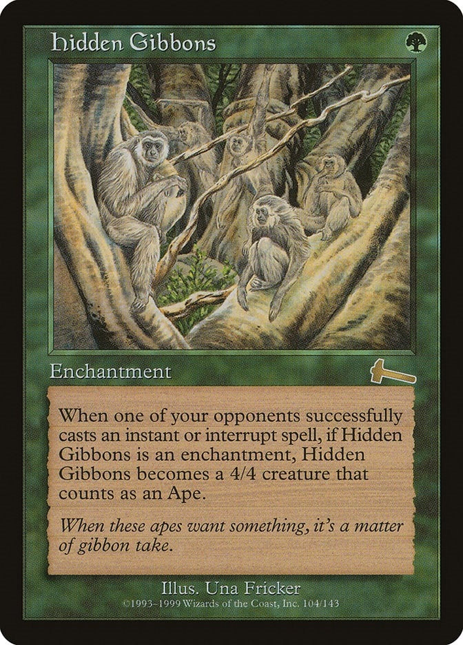 Hidden Gibbons (104) [ULG] - MTG Single