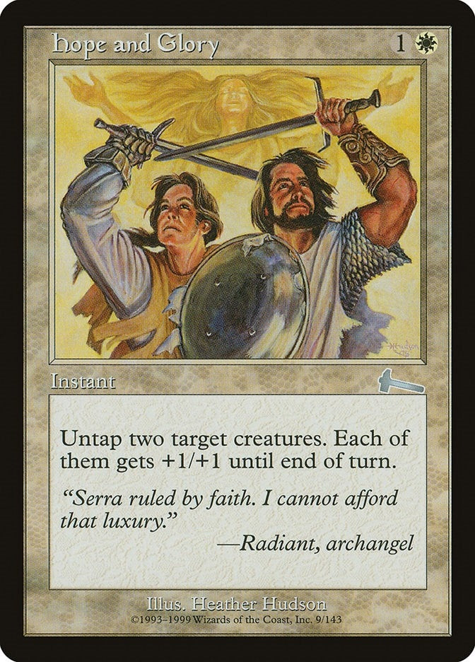 Hope and Glory (9) [ULG] - MTG Single