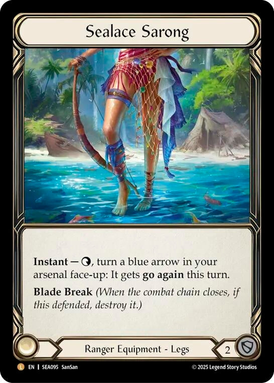 Image for Sealace Sarong (SEA095) (High Seas) - Flesh and Blood TCG