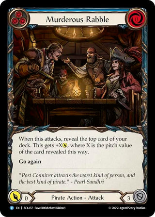 Image for Murderous Rabble (SEA137) (High Seas) - Flesh and Blood TCG