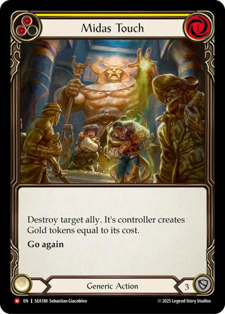 Image for Midas Touch (SEA188) (High Seas) - Flesh and Blood TCG