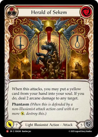 Image for Herald of Sekem (SEA260) (High Seas) - Flesh and Blood TCG