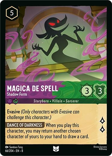Image for Magica De Spell - Shadow Form (66/204) [Reign of Jafar] - Disney Lorcana