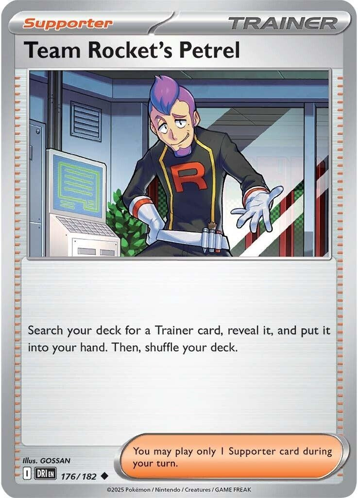 Image for Team Rocket's Petrel (176/182) (SV10: Destined Rivals) - Pokemon