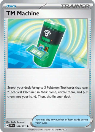 Image for TM Machine (181/182) (SV10: Destined Rivals) - Pokemon