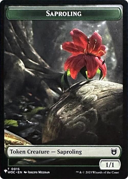 Image for Saproling // Sliver Double-Sided Token (15 // 2) (The List Reprints) - Magic: The Gathering