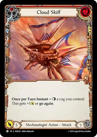 Image for Cloud Skiff (Red) (SEA024) (High Seas) - Flesh and Blood TCG