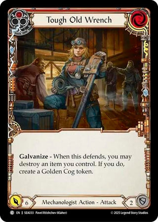 Image for Tough Old Wrench (Red) (SEA033) (High Seas) - Flesh and Blood TCG