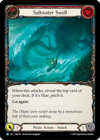 Image for Saltwater Swell (Red) (SEA141) (High Seas) - Flesh and Blood TCG