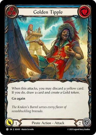 Image for Golden Tipple (Blue) (SEA161) (High Seas) - Flesh and Blood TCG