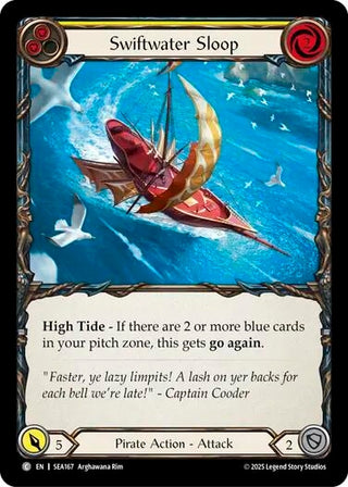 Image for Swiftwater Sloop (Yellow) (SEA167) (High Seas) - Flesh and Blood TCG