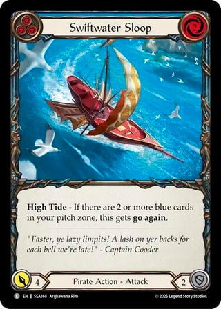 Image for Swiftwater Sloop (Blue) (SEA168) (High Seas) - Flesh and Blood TCG