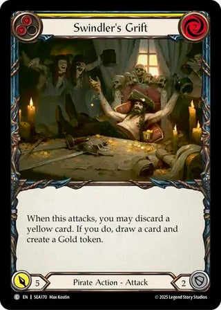 Image for Swindler's Grift (Yellow) (SEA170) (High Seas) - Flesh and Blood TCG