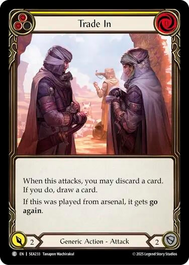 Image for Trade In (Yellow) (SEA233) (High Seas) - Flesh and Blood TCG