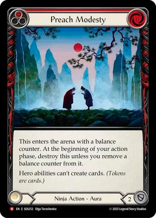 Image for Preach Modesty (SEA252) (High Seas) - Flesh and Blood TCG