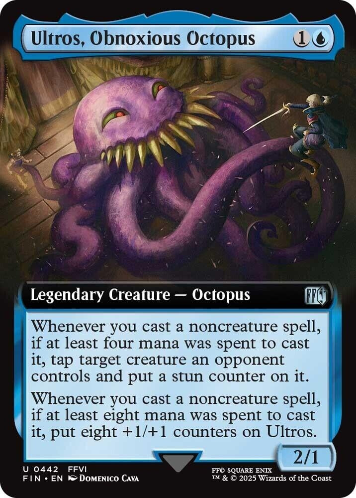 Image for Ultros, Obnoxious Octopus (Extended Art) (442) (FINAL FANTASY) - Magic: The Gathering
