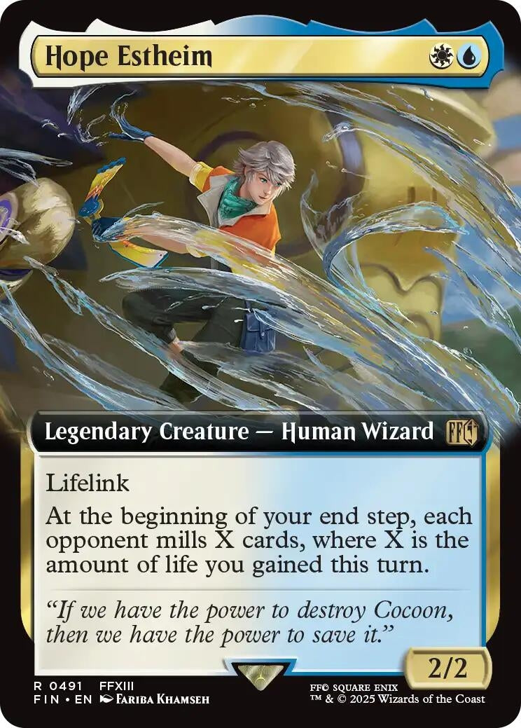 Image for Hope Estheim (Extended Art) (491) (FINAL FANTASY) - Magic: The Gathering