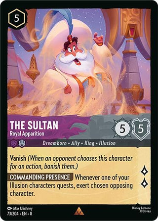 Image for The Sultan - Royal Appaarition (73/204) [Reign of Jafar] - Disney Lorcana