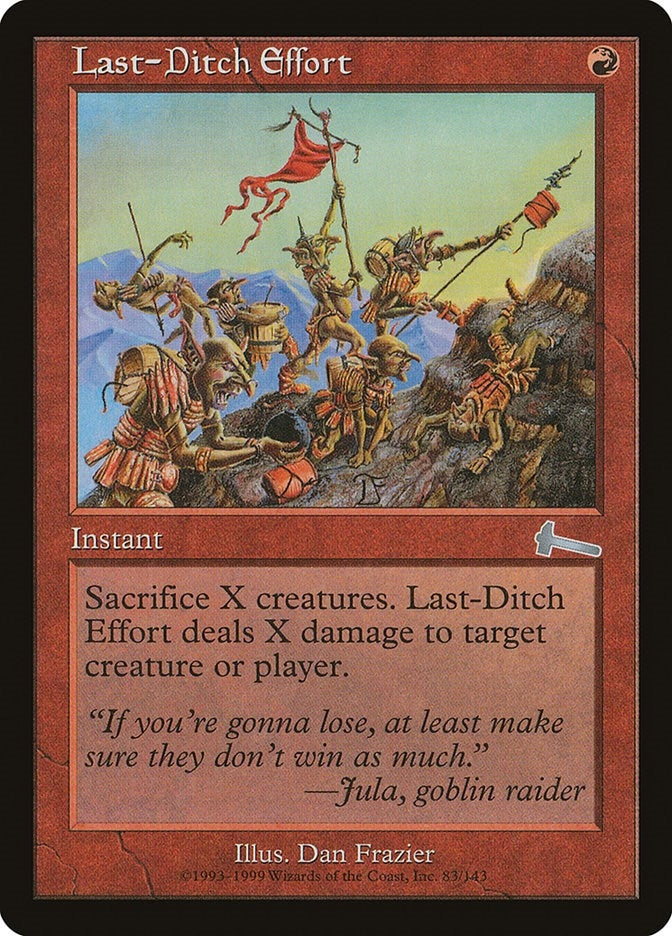 Last-Ditch Effort (83) [ULG] - MTG Single