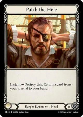 Image for Patch the Hole (Treasure) (SEA096) (High Seas) - Flesh and Blood TCG