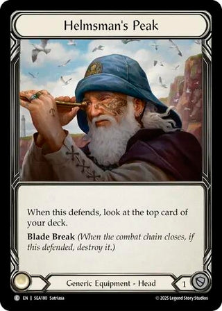 Image for Helmsman's Peak (Treasure) (SEA180) (High Seas) - Flesh and Blood TCG