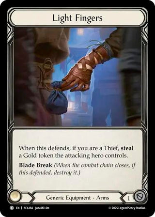 Image for Light Fingers (Treasure) (SEA184) (High Seas) - Flesh and Blood TCG