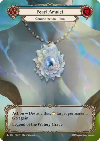 Image for Pearl Amulet (Treasure) (SEA193) (High Seas) - Flesh and Blood TCG