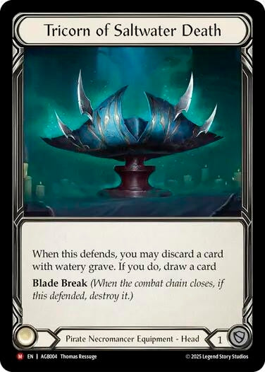 Image for Tricorn of Saltwater Death (AGB004) - Flesh and Blood TCG