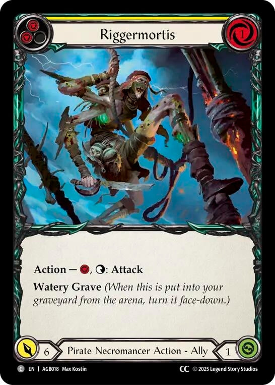 Image for Riggermortis (CC Tag) (AGB018) (Armory Deck: Gravy Bones) - Flesh and Blood TCG