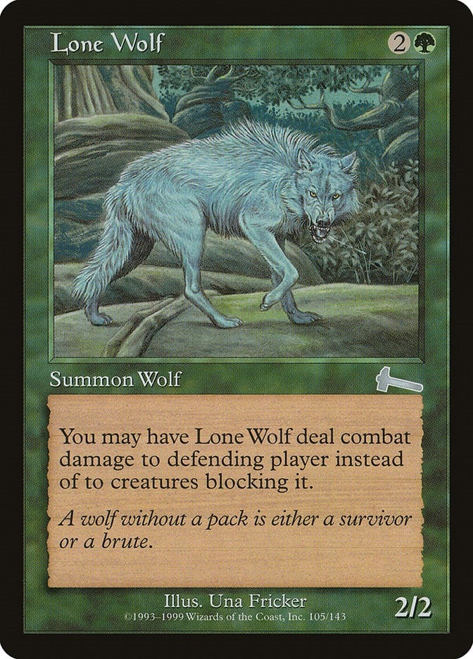 Lone Wolf (105) [ULG] - MTG Single