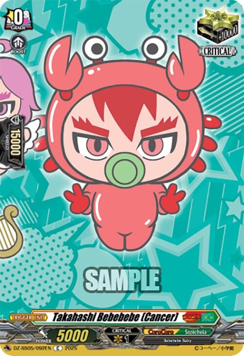 Image for Takahashi Bebebebe (Cancer) (DZ-SS05/092EN) (DZ-SS05: CoroCoro Start Deck Pack) - Cardfight Vanguard