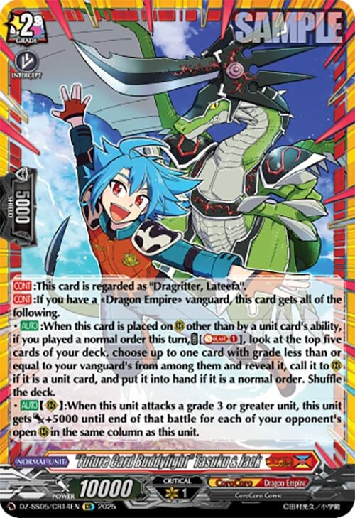"Future Card Buddyfight" Tasuku & Jack (CR) (DZ-SS05/CR14EN) (DZ-SS05)