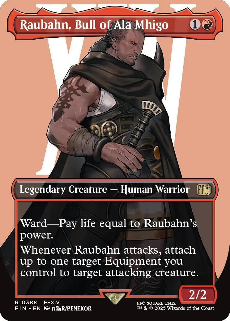 Image for Raubahn, Bull of Ala Mhigo (Borderless) (388) (FINAL FANTASY) - Magic: The Gathering