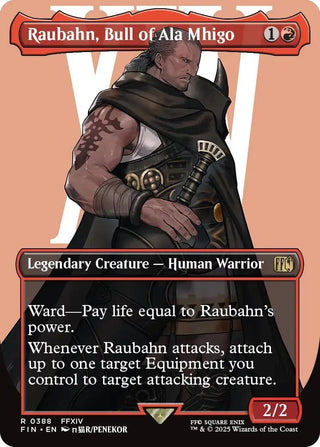 Image for Raubahn, Bull of Ala Mhigo (Borderless) (388) (FINAL FANTASY) - Magic: The Gathering