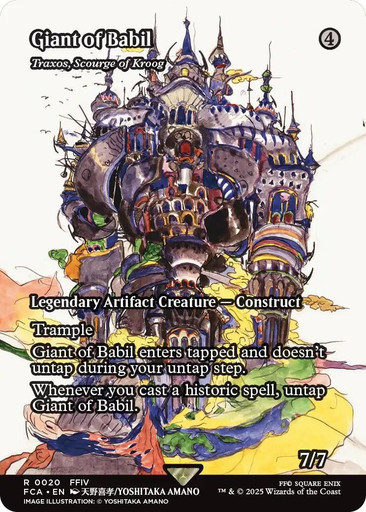 Giant of Babil - Traxos, Scourge of Kroog (Showcase) (20) (FCA)