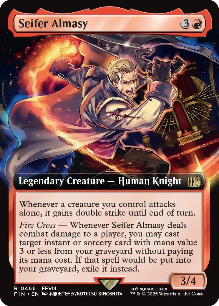 Image for Seifer Almasy (Extended Art) (466) (FINAL FANTASY) - Magic: The Gathering