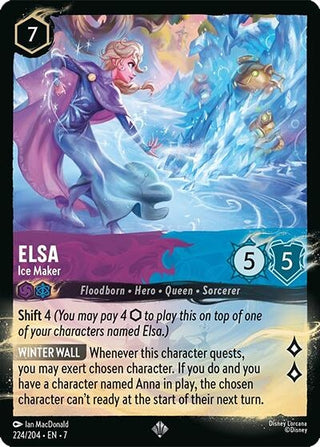 Image for Elsa - Ice Maker (224/204) (224/204) [Illumineer's Quest: Palace Heist] - Disney Lorcana