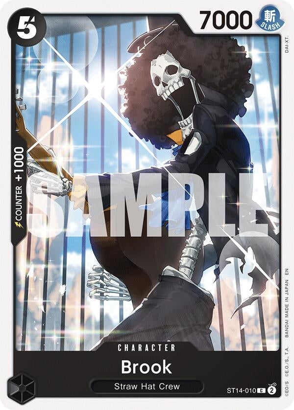 Image for Brook (Reprint) (ST14-010) (Starter Deck 26: PURPLE/BLACK Monkey.D.Luffy) - One Piece Card Game