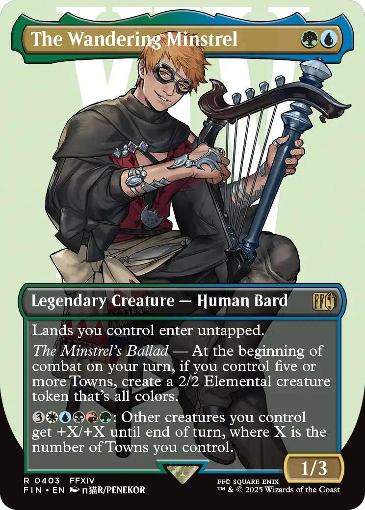The Wandering Minstrel (Borderless) (403) [FINAL FANTASY]