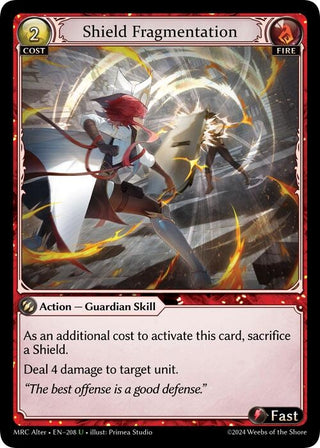 Shield Fragmentation (208) (Mercurial Heart Alter Edition)