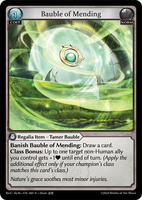 Image for Bauble of Mending (005) (Silvie, Slime Sovereign Re: Collection Lite) - Grand Archive TCG