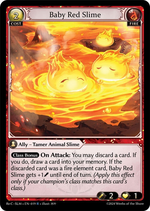 Image for Baby Red Slime (019) (Silvie, Slime Sovereign Re: Collection Lite) - Grand Archive TCG