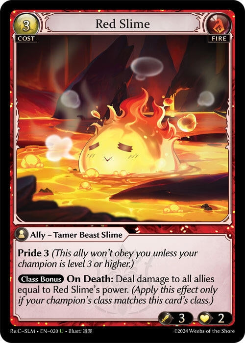 Image for Red Slime (020) (Silvie, Slime Sovereign Re: Collection Lite) - Grand Archive TCG