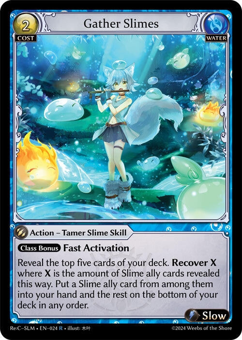 Image for Gather Slimes (024) (Silvie, Slime Sovereign Re: Collection Lite) - Grand Archive TCG