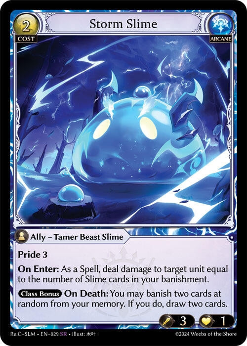 Image for Storm Slime (029) (Silvie, Slime Sovereign Re: Collection Lite) - Grand Archive TCG